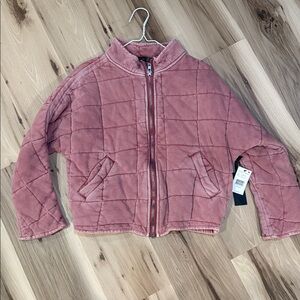 Black Tape Pink Quilted Jacket